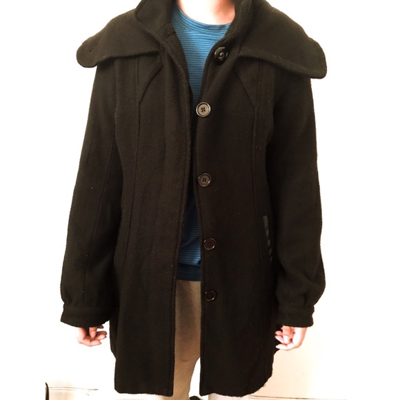 Black Urban Behavior Womenâs Jacket/Coat - Picture 3 of 5